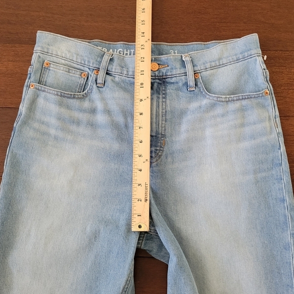 J.Crew High-Rise '90s Classic Straight Jeans Scuttle Wash Women's Size 31 BA656 - Picture 11 of 12